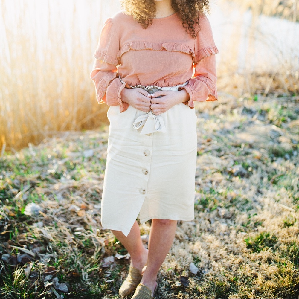 Vintage Paperbag Skirt